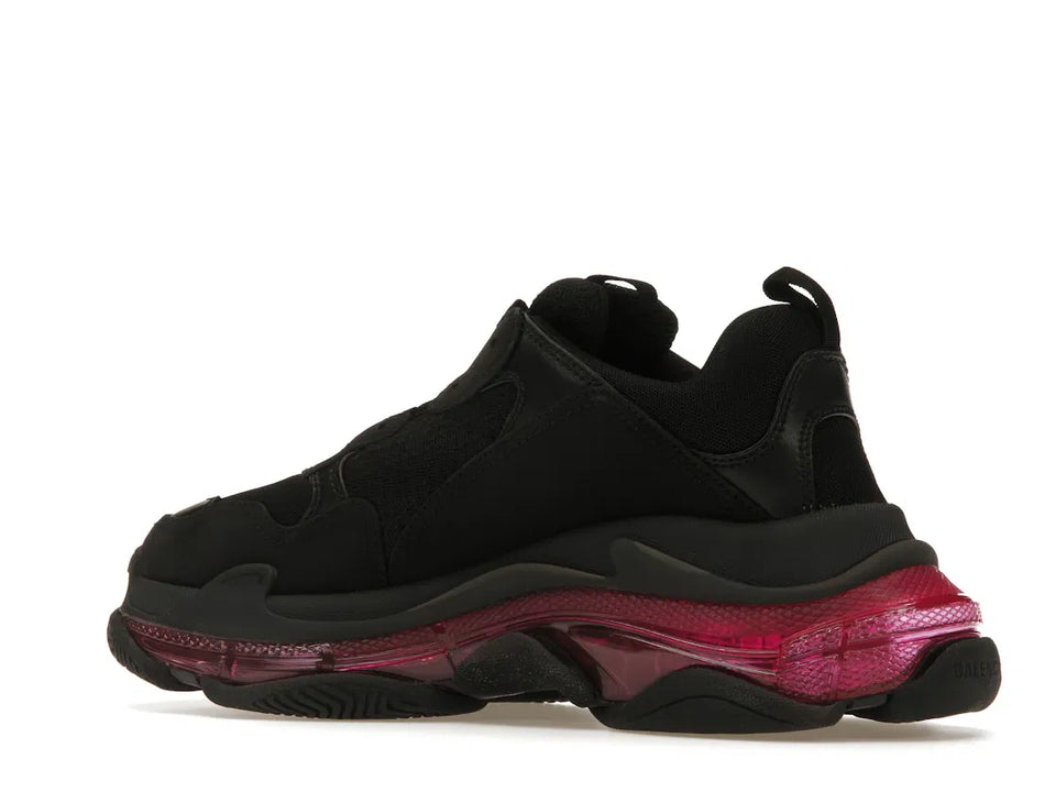 Balenciaga Triple S Clear Sole Neon Pink