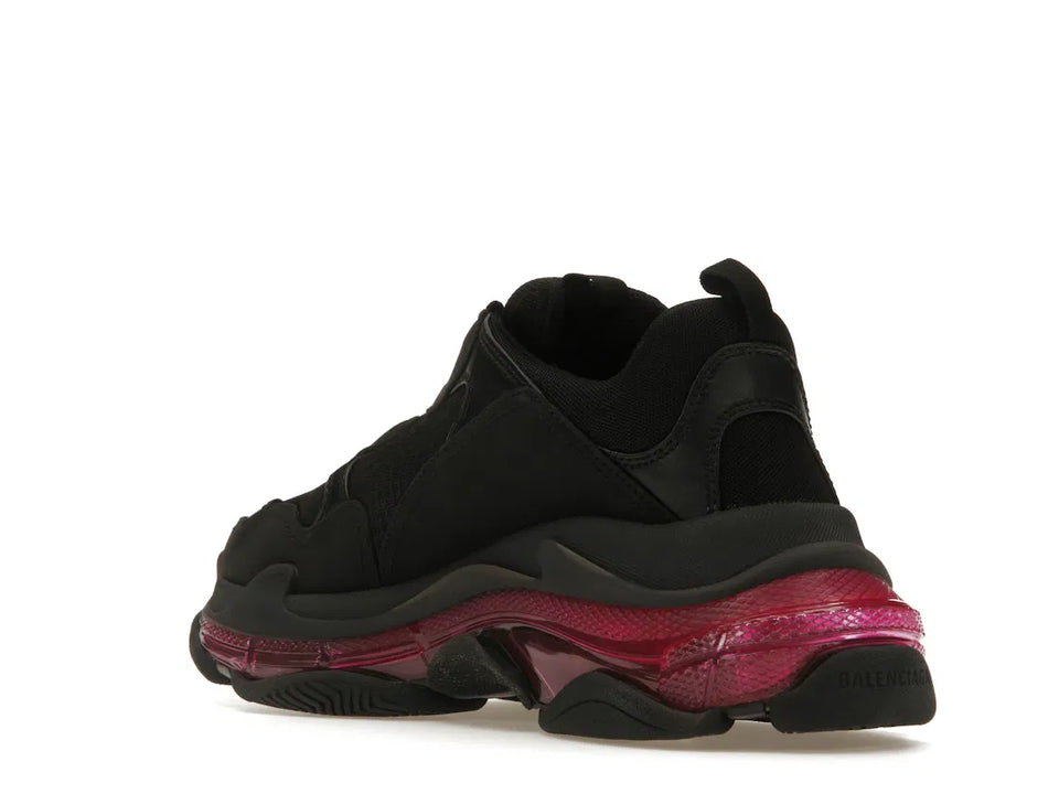 Balenciaga Triple S Clear Sole Neon Pink