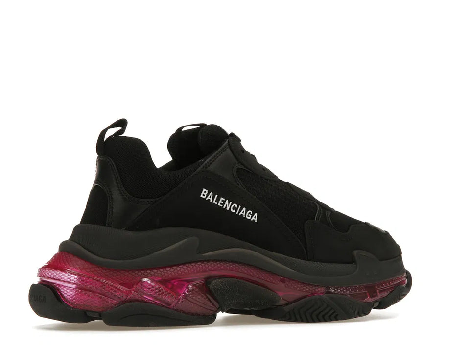 Balenciaga Triple S Clear Sole Neon Pink
