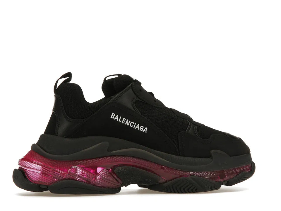Balenciaga Triple S Clear Sole Neon Pink