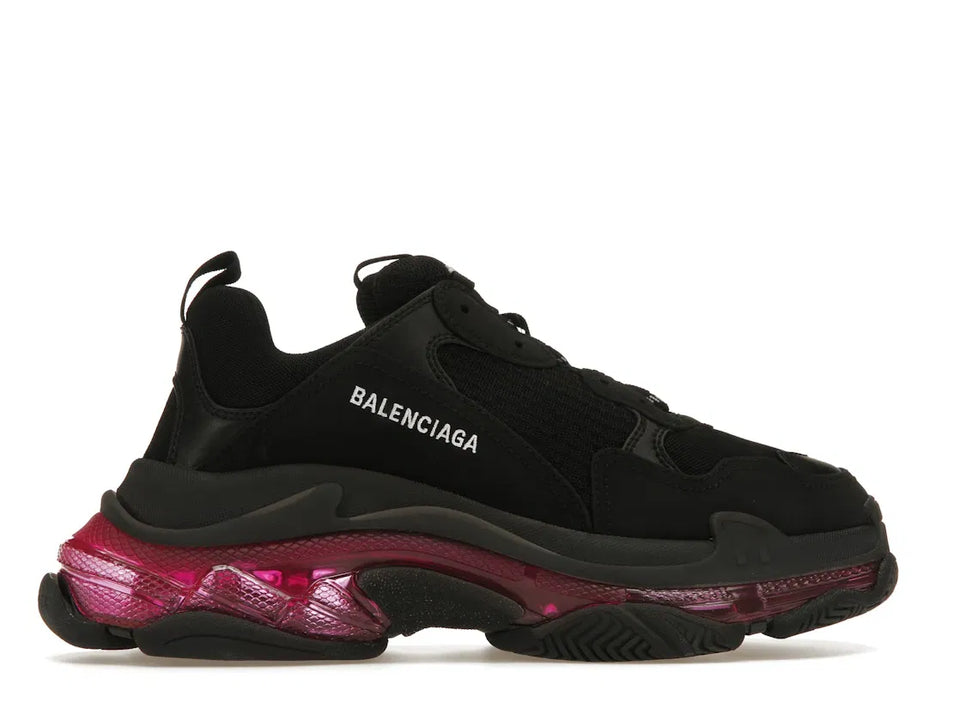 Balenciaga Triple S Clear Sole Neon Pink
