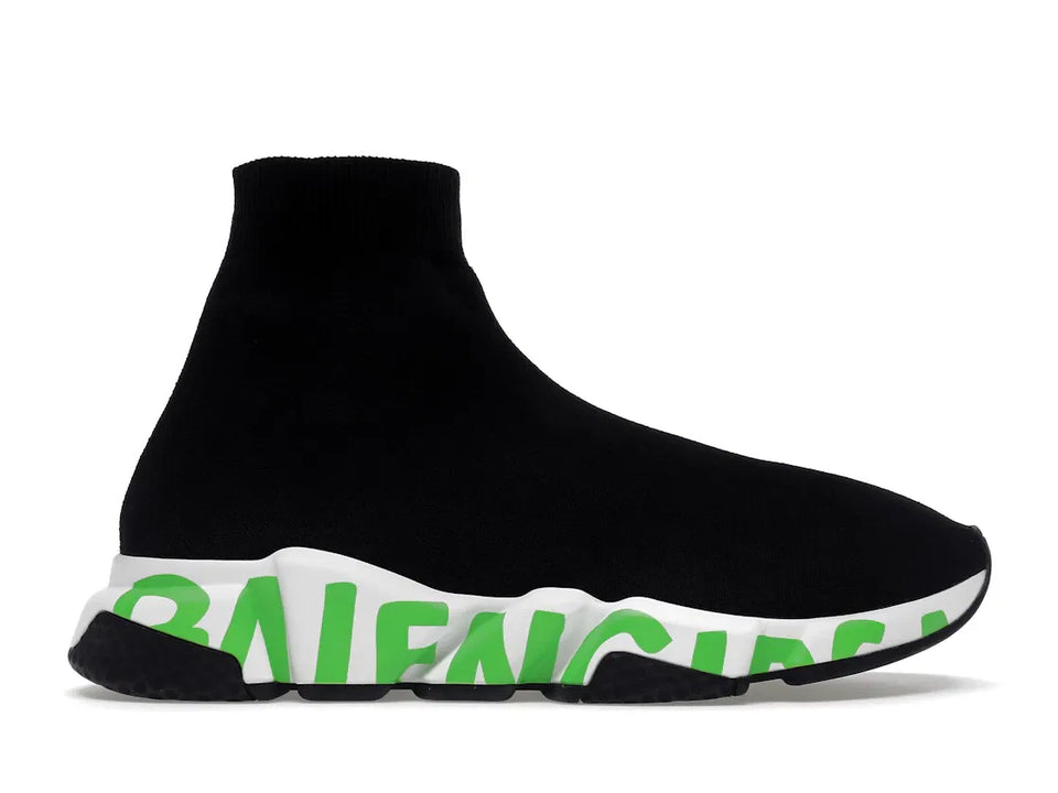 Balenciaga Speed Graffiti Black Green