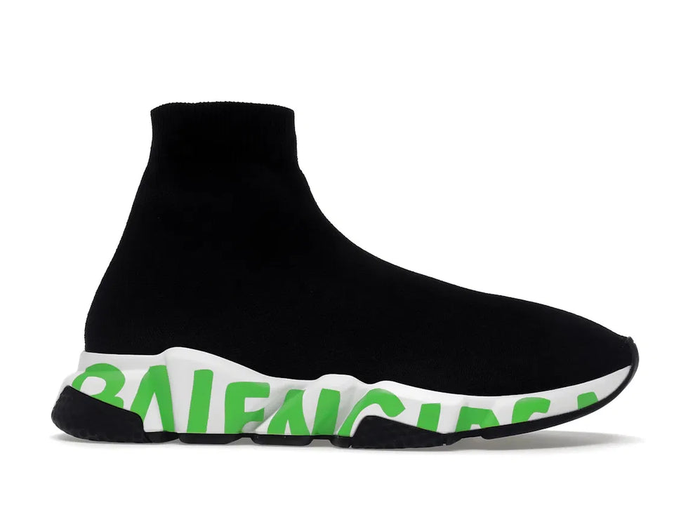 Balenciaga Speed Graffiti Black Green