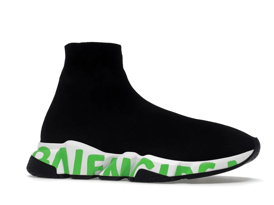 Balenciaga Speed Graffiti Black Green