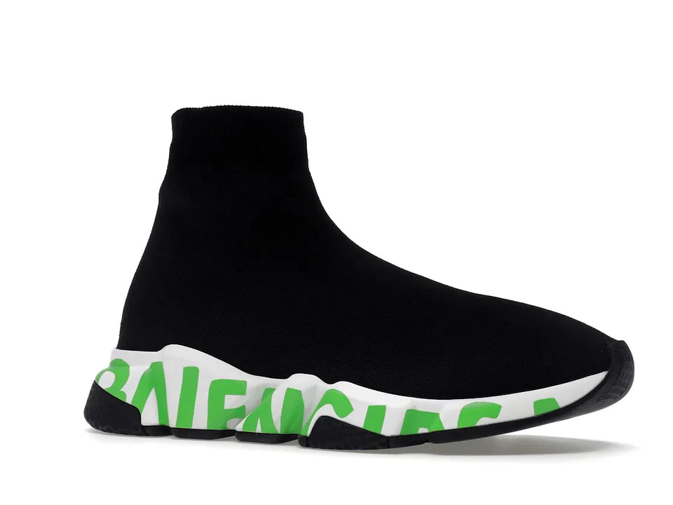 Balenciaga Speed Graffiti Black Green