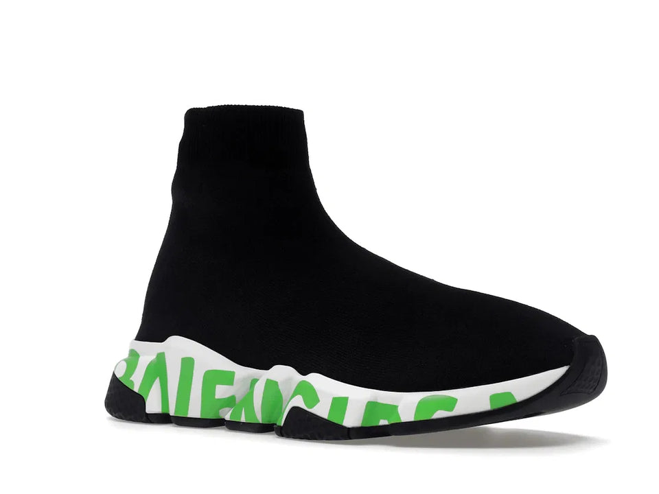 Balenciaga Speed Graffiti Black Green