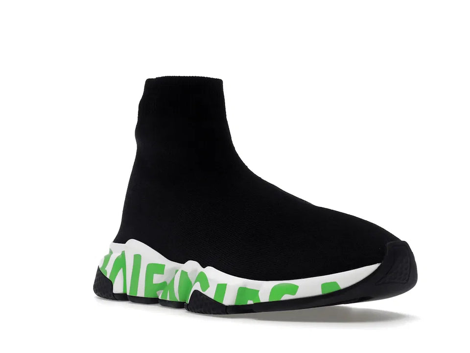 Balenciaga Speed Graffiti Black Green