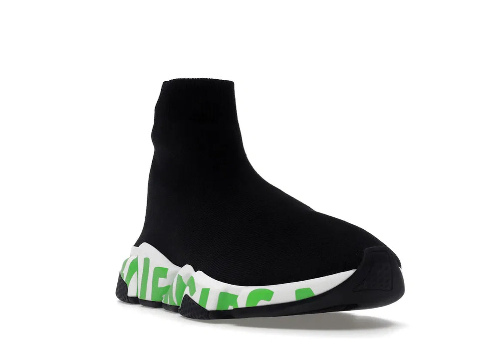 Balenciaga Speed Graffiti Black Green