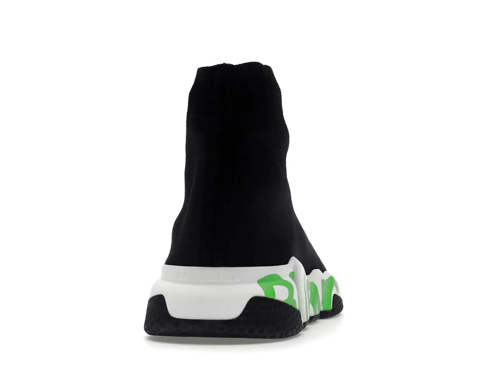Balenciaga Speed Graffiti Black Green