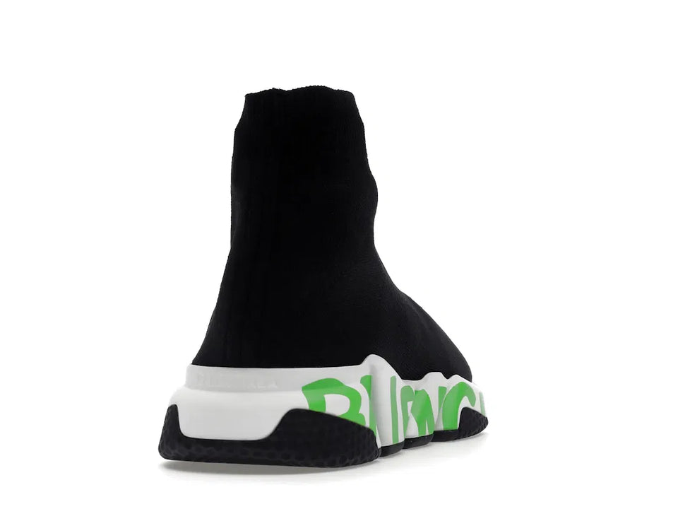 Balenciaga Speed Graffiti Black Green