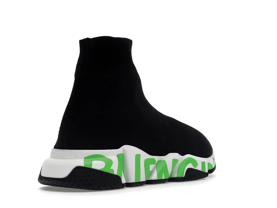 Balenciaga Speed Graffiti Black Green
