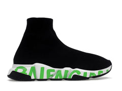 Balenciaga Speed Graffiti Black Green