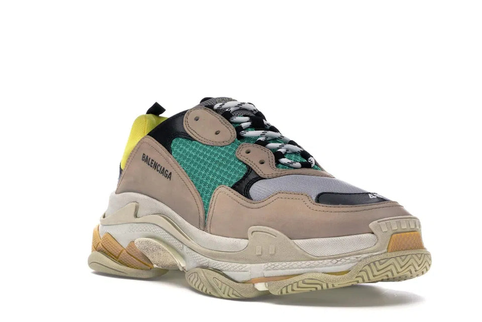 Balenciaga Triple S Beige Green Yellow (2018 Reissue)