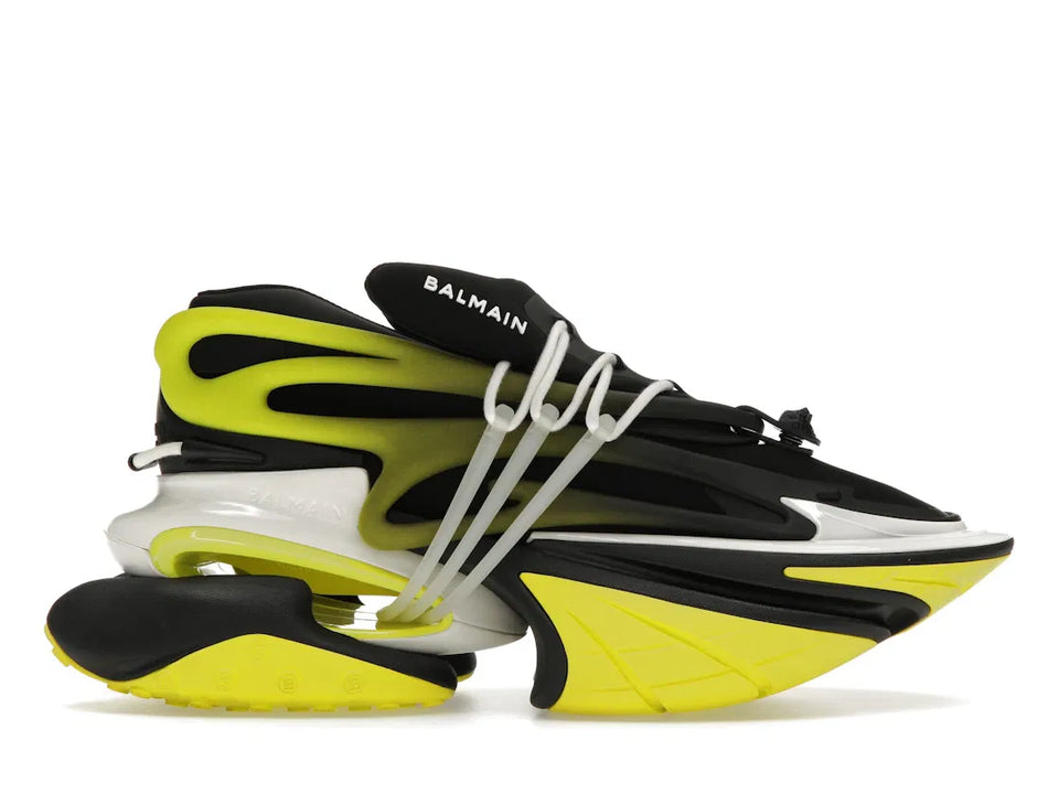 Balmain Unicorn Low-Top Black Yellow