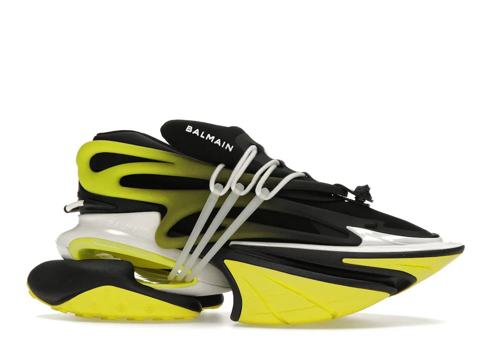 Balmain Unicorn Low-Top Black Yellow