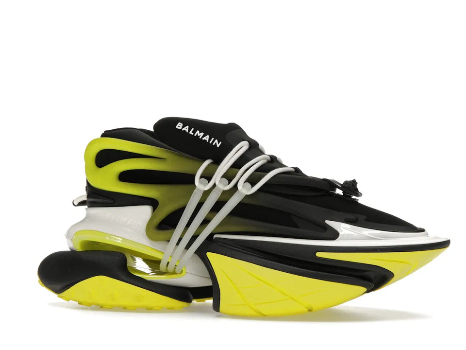 Balmain Unicorn Low-Top Black Yellow