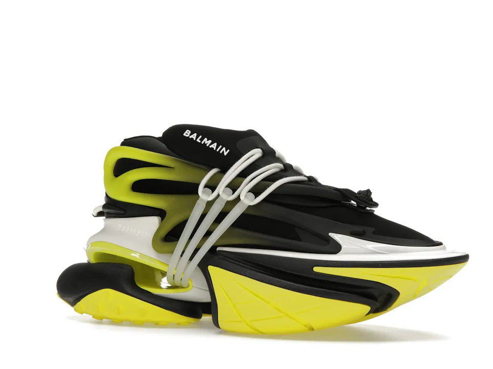 Balmain Unicorn Low-Top Black Yellow