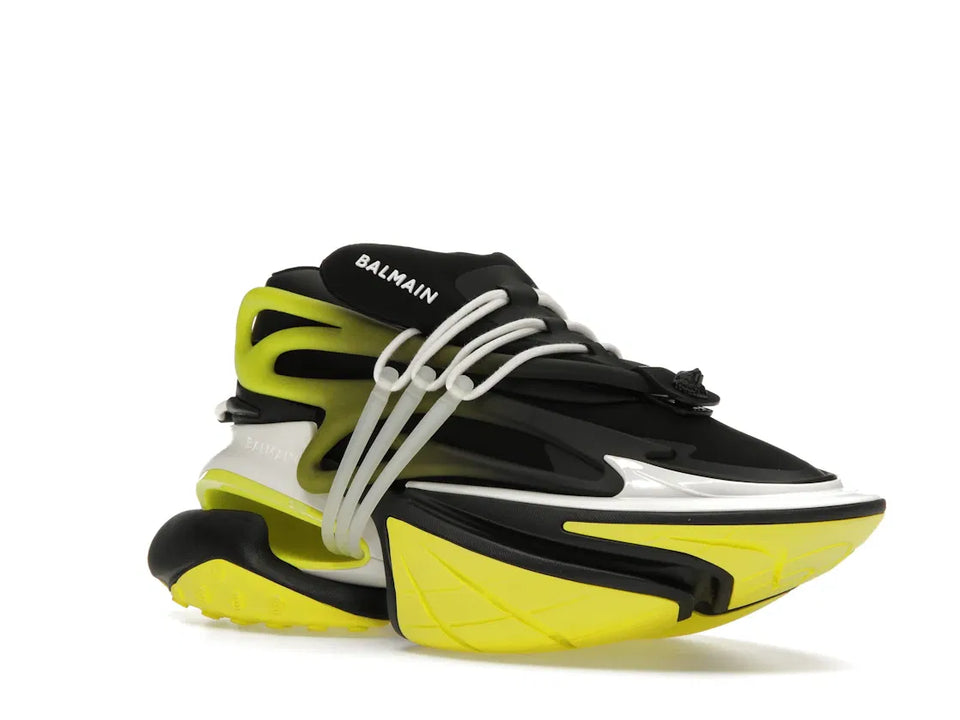 Balmain Unicorn Low-Top Black Yellow