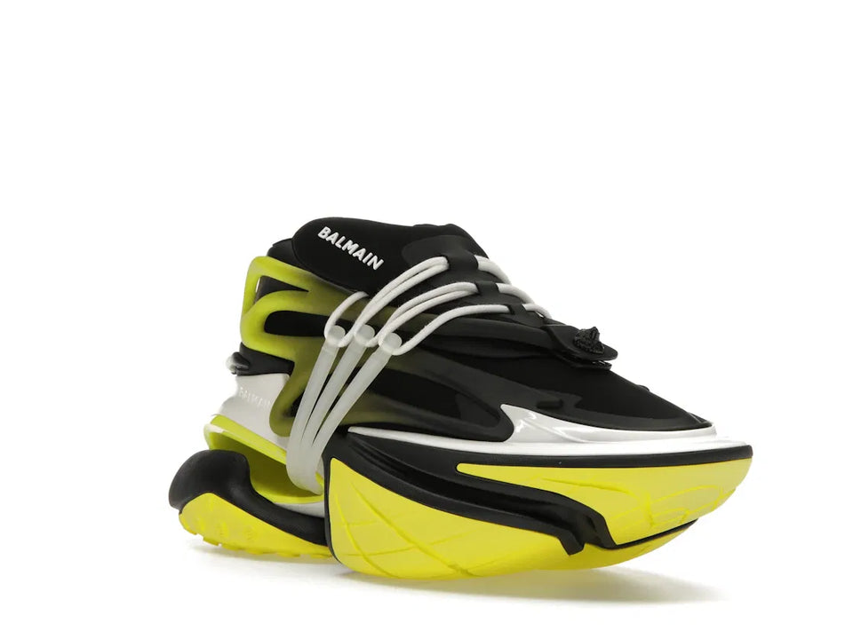 Balmain Unicorn Low-Top Black Yellow