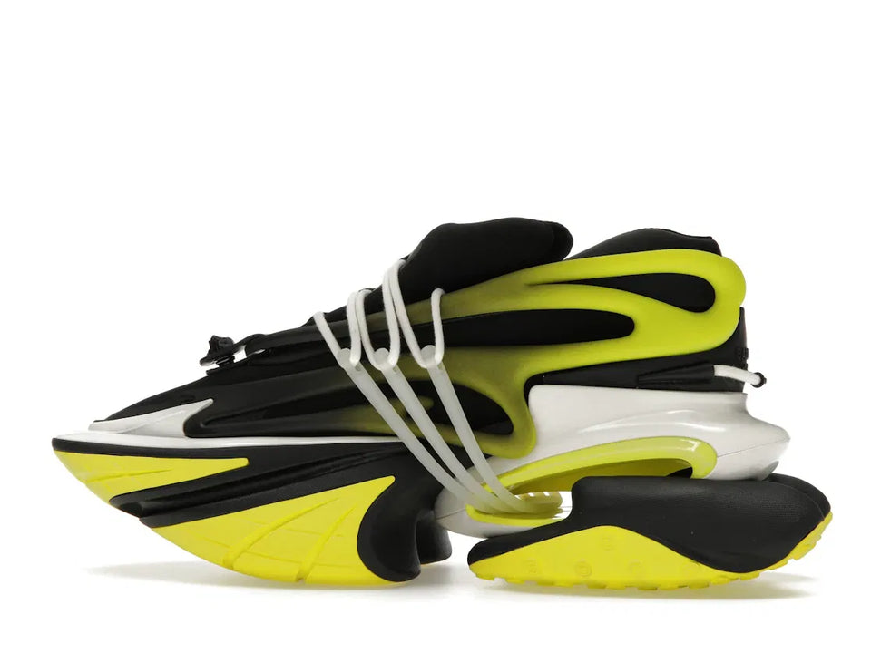 Balmain Unicorn Low-Top Black Yellow