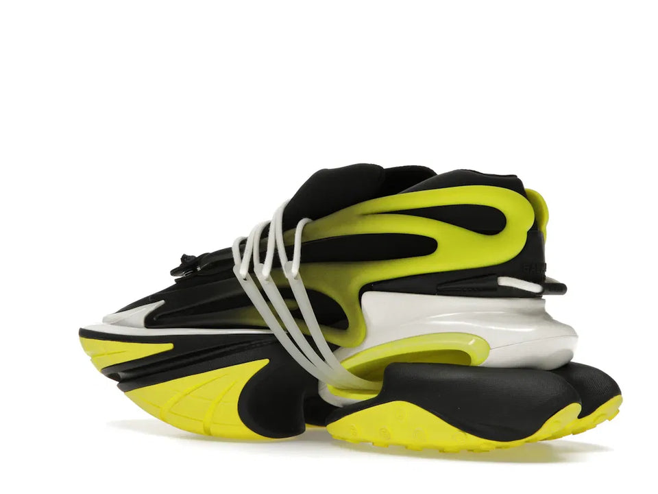 Balmain Unicorn Low-Top Black Yellow