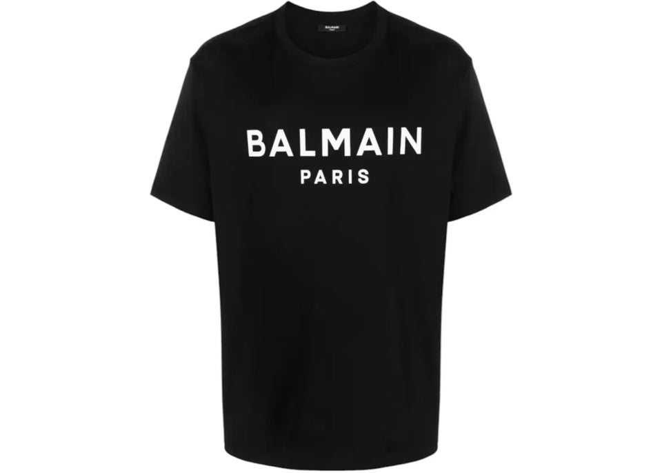 Balmain Logo Print T-Shirt White