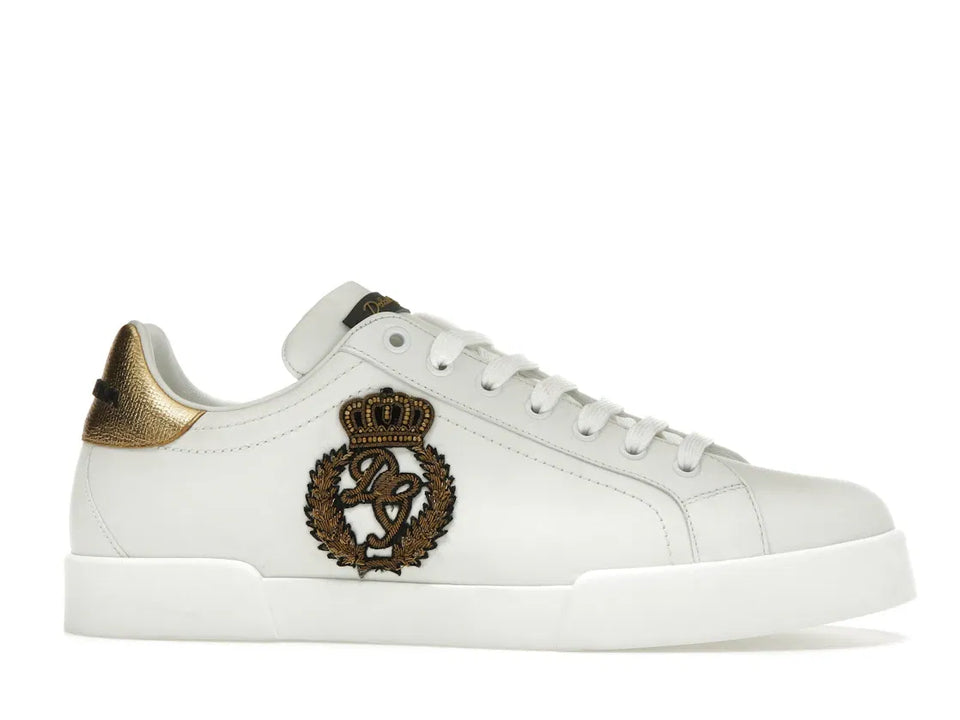 Dolce & Gabbana Portofino Crown Patch White Gold