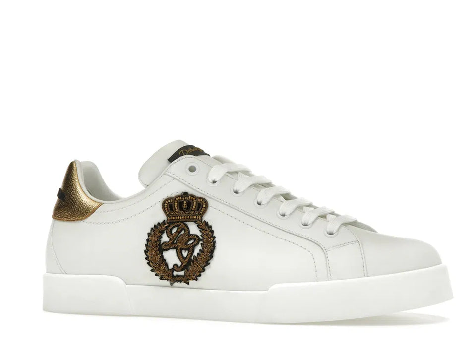 Dolce & Gabbana Portofino Crown Patch White Gold