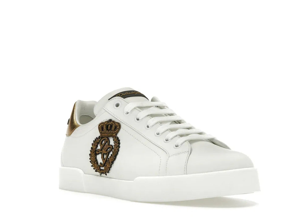 Dolce & Gabbana Portofino Crown Patch White Gold