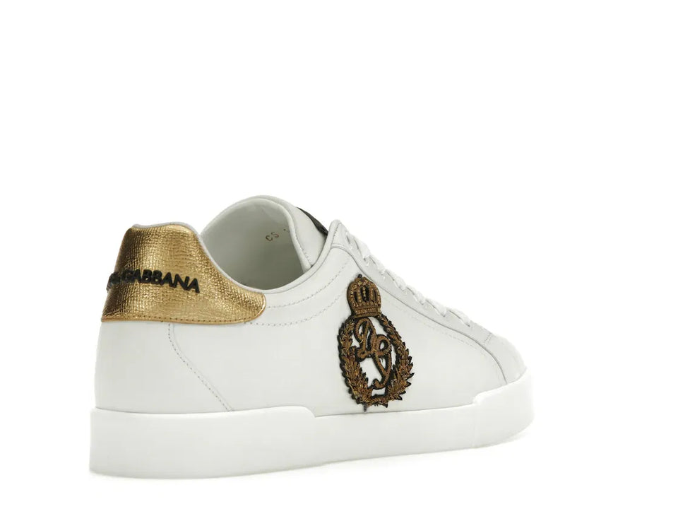 Dolce & Gabbana Portofino Crown Patch White Gold