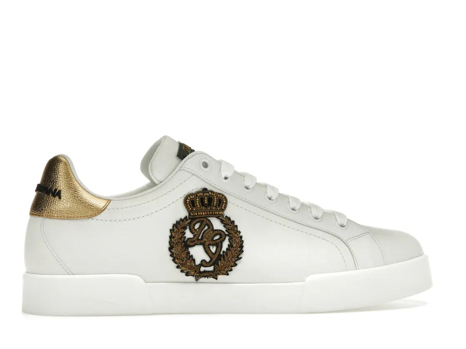 Dolce & Gabbana Portofino Crown Patch White Gold