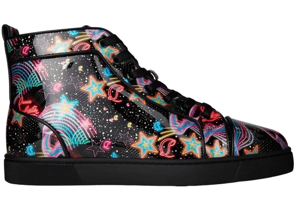 Christian Louboutin Louis Orlato Flat Patent Starlight Multi