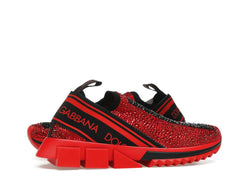 Dolce & Gabbana Sorrento Slip On Red Crystal (Women's)