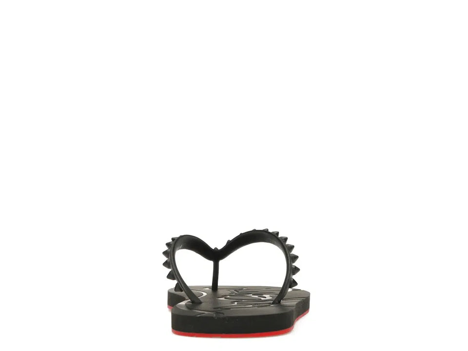 Christian Louboutin Loubi Flip Slide Black Black (Women's)