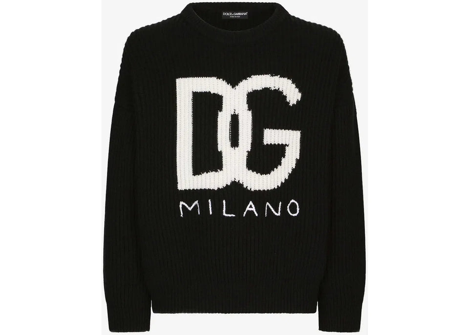 Dolce & Gabbana Pull Girocollo Jumper Black