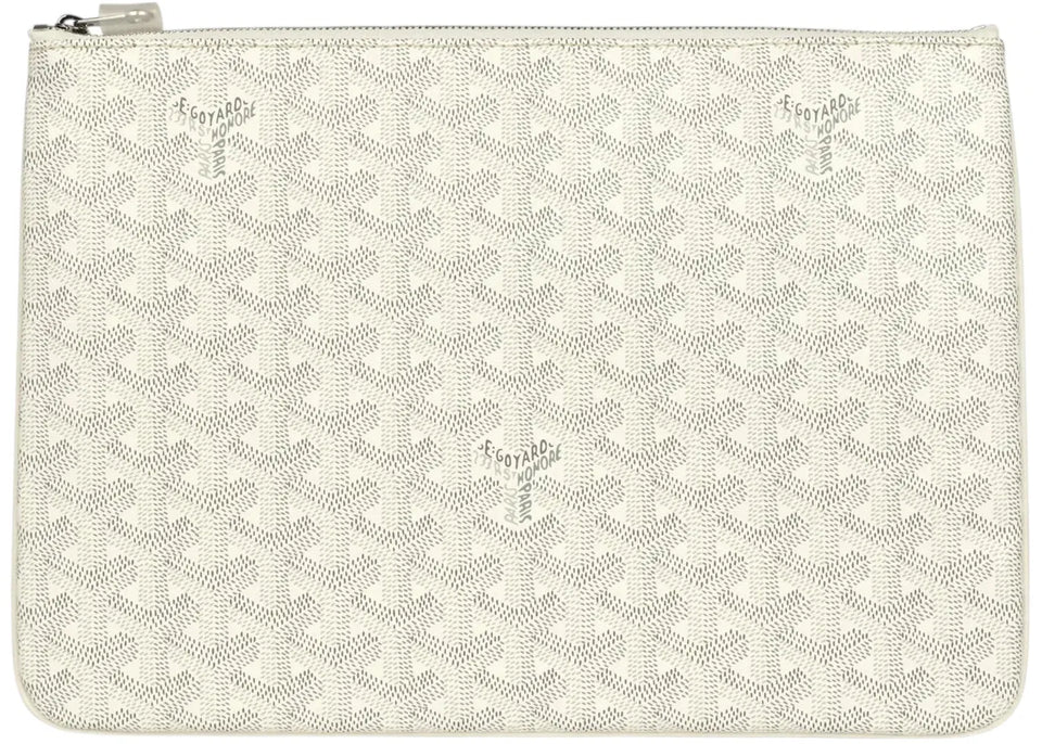 Goyard Senat Pouch MM White