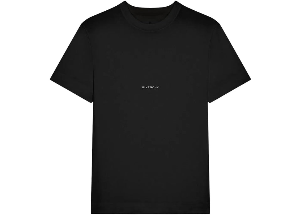 Givenchy Slim Fit Printed Jersey T-Shirt Black/White