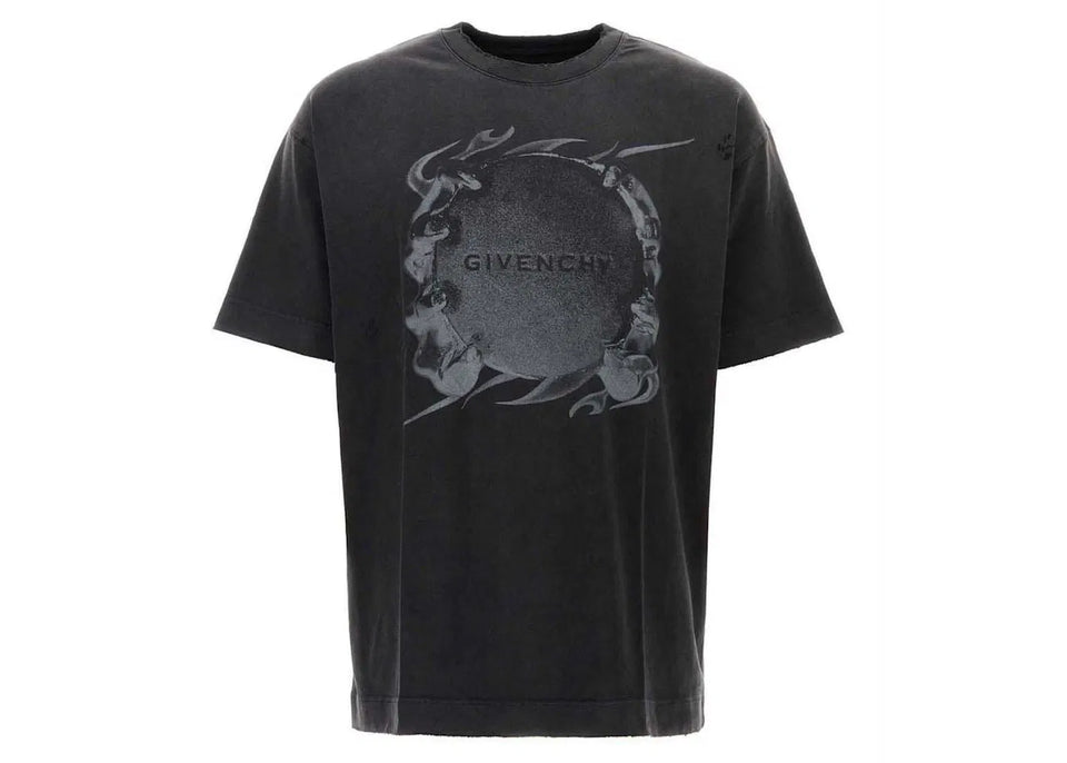Givenchy Ring Artwork Print T-Shirt Black