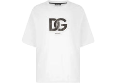 Dolce & Gabbana Cotton DG Logo Print T-Shirt White