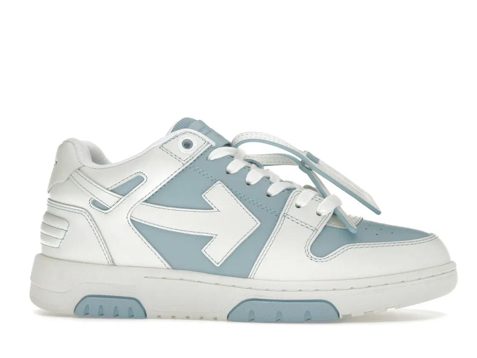 OFF-WHITE Out Of Office OOO Low Tops Light Blue White