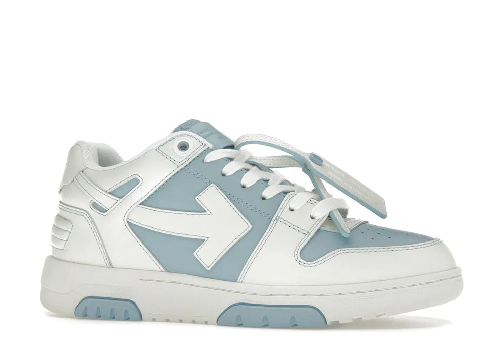 OFF-WHITE Out Of Office OOO Low Tops Light Blue White
