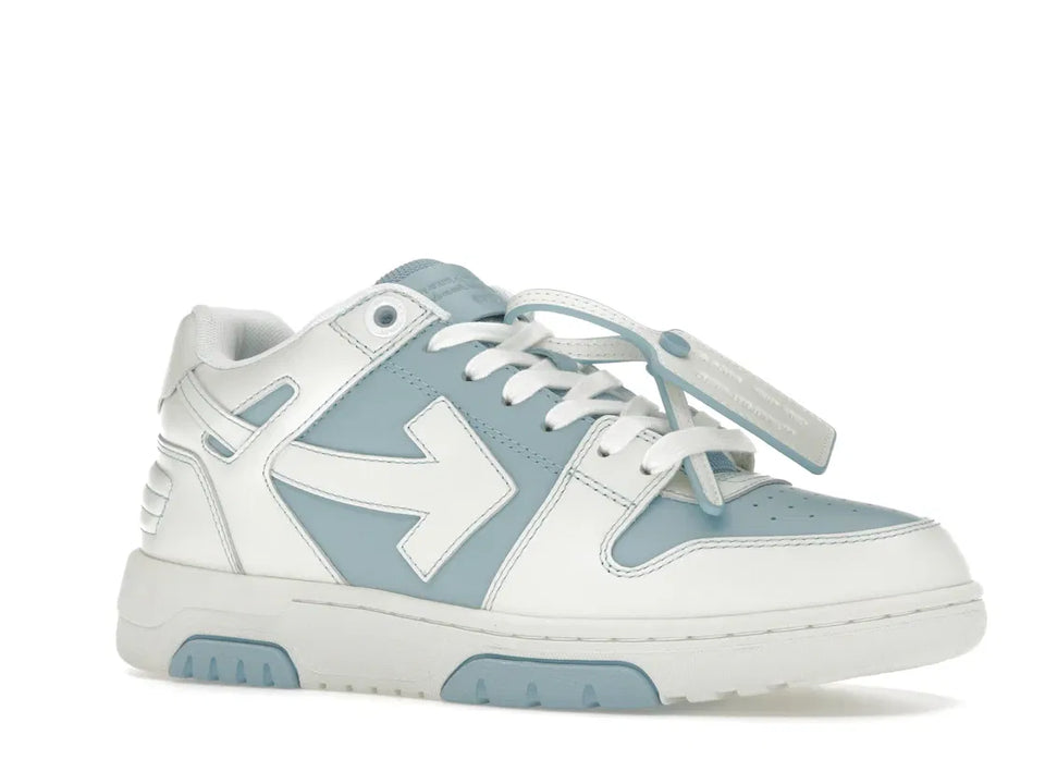 OFF-WHITE Out Of Office OOO Low Tops Light Blue White