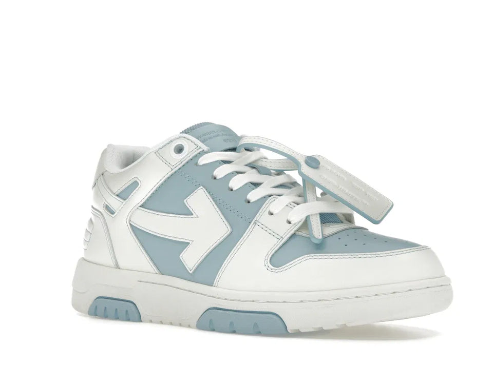 OFF-WHITE Out Of Office OOO Low Tops Light Blue White