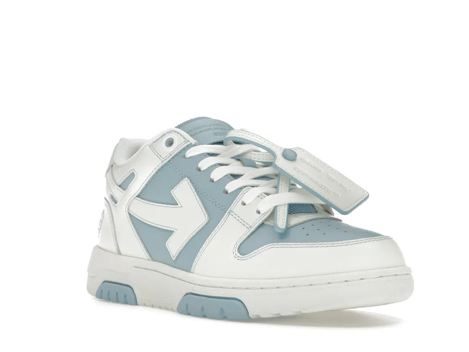 OFF-WHITE Out Of Office OOO Low Tops Light Blue White