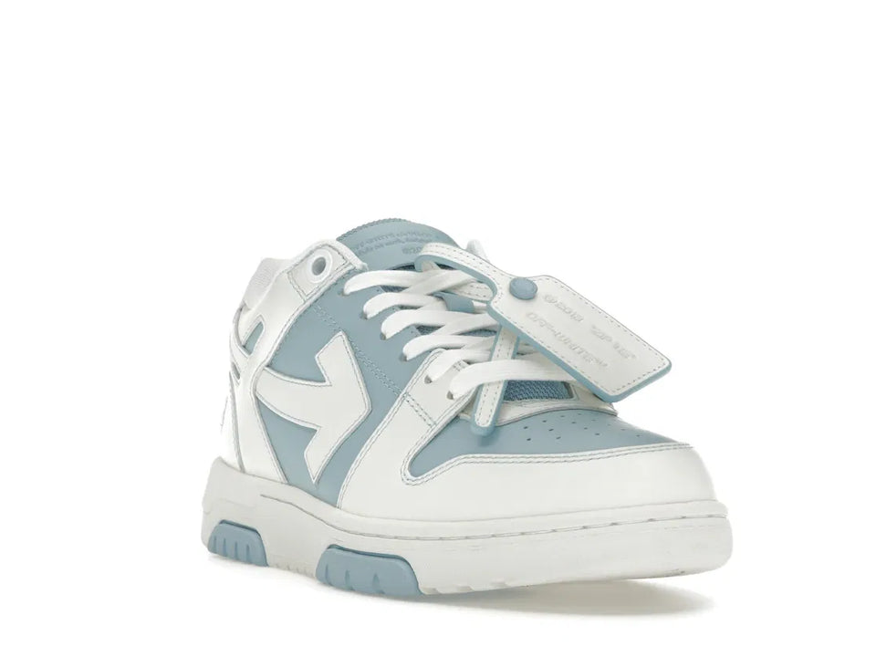 OFF-WHITE Out Of Office OOO Low Tops Light Blue White