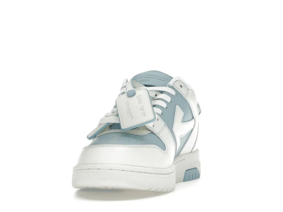 OFF-WHITE Out Of Office OOO Low Tops Light Blue White