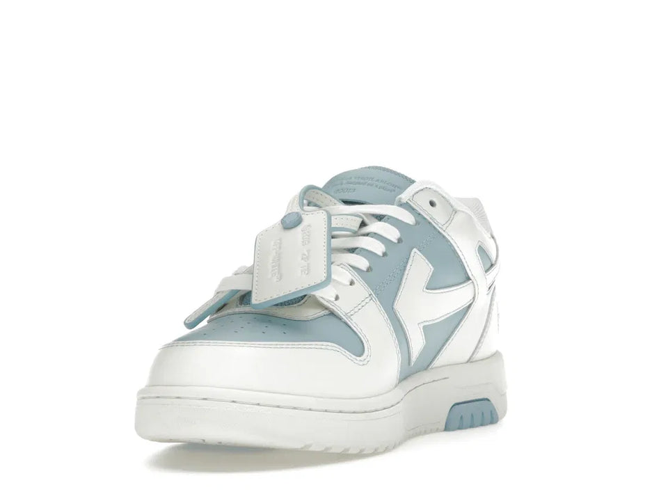 OFF-WHITE Out Of Office OOO Low Tops Light Blue White