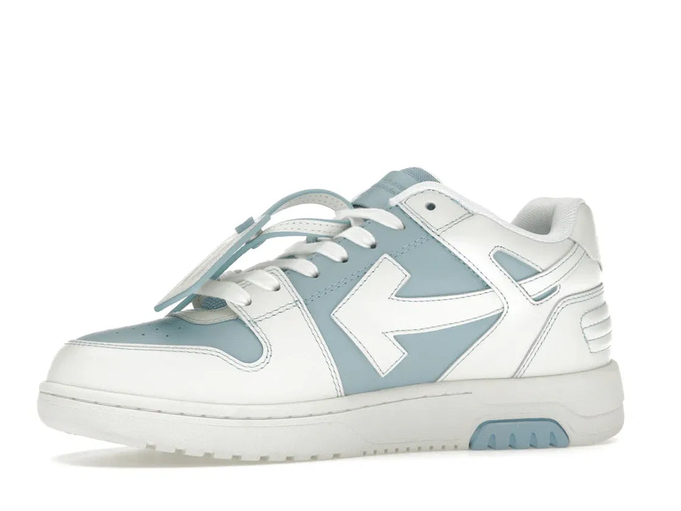OFF-WHITE Out Of Office OOO Low Tops Light Blue White