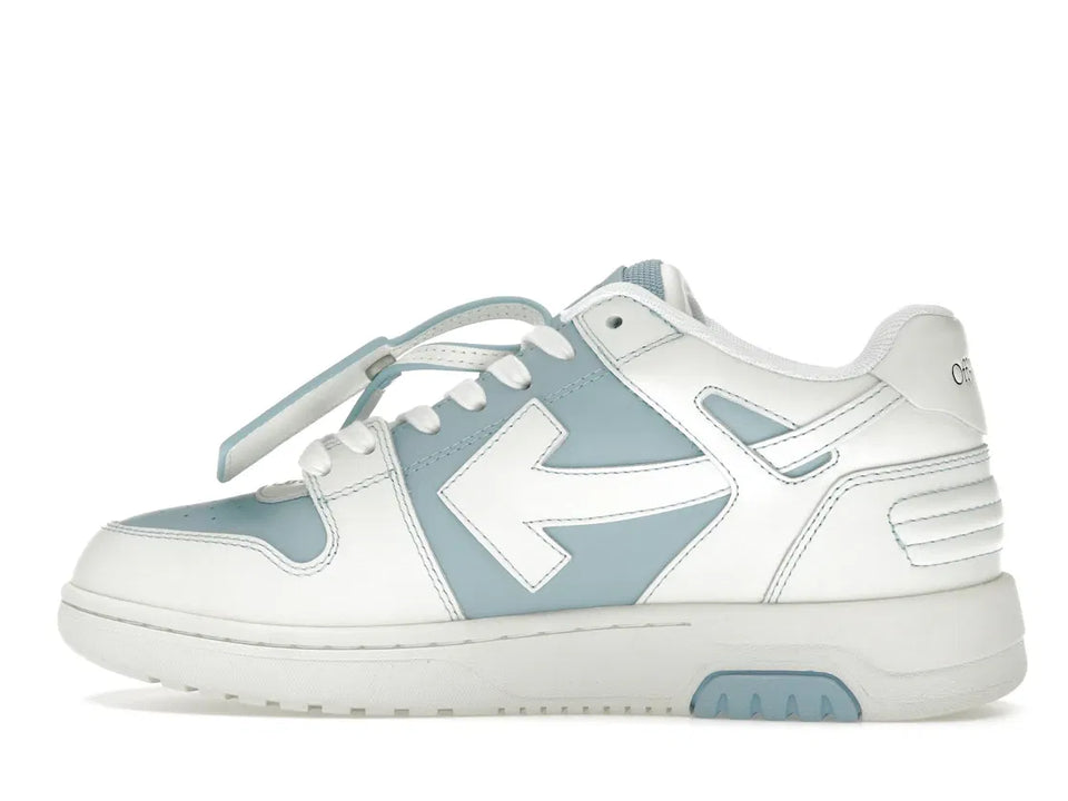 OFF-WHITE Out Of Office OOO Low Tops Light Blue White