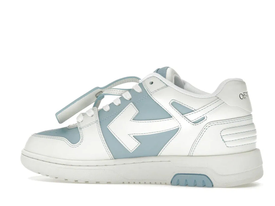 OFF-WHITE Out Of Office OOO Low Tops Light Blue White